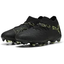 Puma Unisex Future 8 Match Fg/Ag Fussballschuh, Black Fizzy Light Green Terrain, 48.5 EU