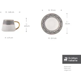 KARACA Espressotasse 0,1 l Weiß 6 St.