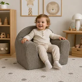 FORTISLINE Kindersessel Mini 40 x 33 x 39 cm Cord braun