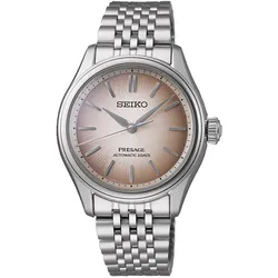 Seiko SPB523J1 Presage Armbanduhr Automatik Stahl/Hellbraun