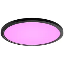 Philips Hue LED-Panel rund White & Color Ambiance Tento M (23 W, Ø x H: 42,1 x 3,07 cm, Schwarz, RGBW)