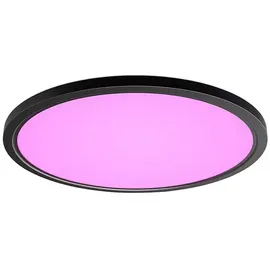 Philips Hue LED-Panel rund White & Color Ambiance Tento M (23 W, Ø x H: 42,1 x 3,07 cm, Schwarz, RGBW)