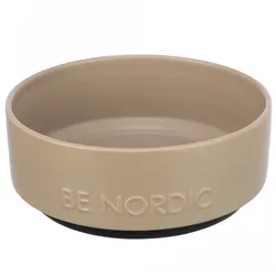 Trixie BE NORDIC Keramiknapf für Hunde - taupe/1,2l