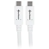 Sharkoon USB-C auf USB-C 0,5 m Weiß