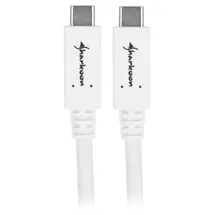 Sharkoon USB-C auf USB-C 0,5 m Weiß
