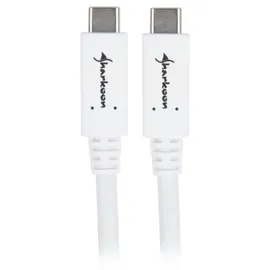 Sharkoon USB-C auf USB-C 0,5 m Weiß