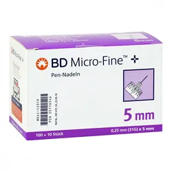 Bd Micro-fine+ 5 Nadeln 110x0,25x5 mm