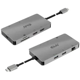 Club 3D 8in1 Hub, USB-C 3.0 [Stecker] (CSV-1593)