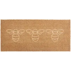 Fußmatte CAVITE 55 x 120 cm Kokosfasern Naturfarben