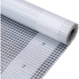 vidaXL Gitter-Abdeckplanen 2 Stk. 260 g/m2 3x6 m Weiß - vidaXL