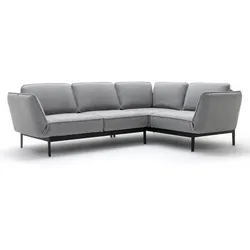 Rolf Benz Ecksofa 386 Mera Stoff Grau
