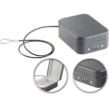 Xcase Mini-Stahl-Safe Zahlenschloss / keine Sicherheitsstufe