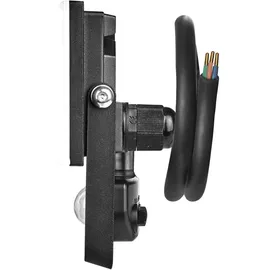 EMOS - LED-Strahler Tambo mit Bewegungsmelder - dünnes Aluminium Flutlicht - wasserdicht - neutralweiß - 1000 lm - 10 W - für Außen - schwarz, ... - Schwarz