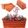 Kadax Blumenkasten 39,5 x 17 x 14 cm Terracotta