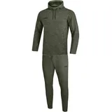 Jako Premium Basics Jogginganzug mit Kapuze khaki meliert M
