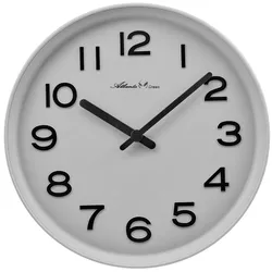 Atlanta 4542/4 Atlanta Green Wanduhr Hellgrau