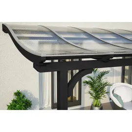 SKANHOLZ Terrassenüberdachung Venezia 648 x 239 cm grau