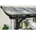 SKANHOLZ Terrassenüberdachung Venezia 648 x 239 cm grau