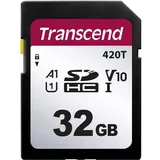 Transcend TS32GSDC420T SD-Karte Industrial 32GB v30 Video Speed Class