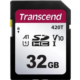 Transcend TS32GSDC420T SD-Karte Industrial 32GB v30 Video Speed Class