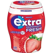 Extra® PROFESSIONAL FRESH ERDBEERE Kaugummis 50 Dragees, 1 St.