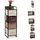 Relaxdays Schubladenschrank 31,5 x 99,5 x 31,5 cm Braun / Mehrfarbig