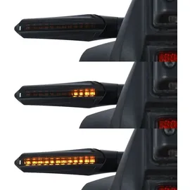 Oxford Nightrider Blinker für Motorräder Schwarz