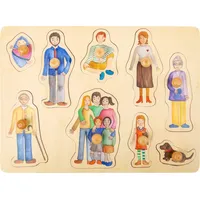 small foot gmbh & co. kg Setzpuzzle Familie und Freunde (11501)