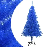 vidaXL Künstlicher Weihnachtsbaum mit Ständer Blau 120 cm PVC