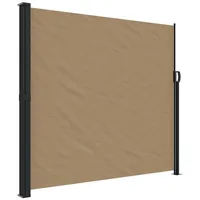 vidaXL Seitenmarkise Ausziehbar Taupe 180x600 cm