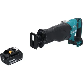 Makita DJR 187 T1 Akku Reciprosäge Säbelsäge 18 V Brushless + 1x Akku 5,0 Ah - ohne Ladegerät