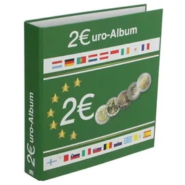 SAFE Schwäbische Albumfab Münzensammelalbum für alle 2 Euromünzen. Für 80 Münzen