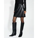 Opus Damen Minirock | REANA Cosmic Minirock in Leder Optik Black, 38