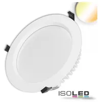 Fiai IsoLED LED Downlight 22,8cm weiß 35W blendfrei neutral/warmweiß ColorSwitch 3050lm dimmbar EEK F [A-G]