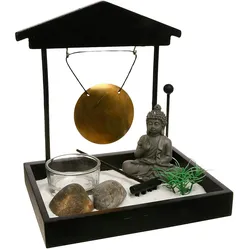 WellHome - Dekorativer Zen-Garten 16,5 x 15 x 12 cm