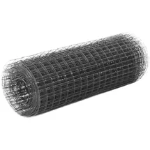 vidaXL Drahtzaun 10 x 0,5 m Grau/Stahl