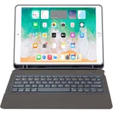 DEQSTER Slim Keyboard 2 für iPad 10.2" (7./8./9. Generation) Schwarz