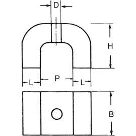 Fortis Hufeisenmagnet 71,0x41,0x57,0mm