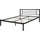 Beliani Cusset 140 x 200 cm Schwarz