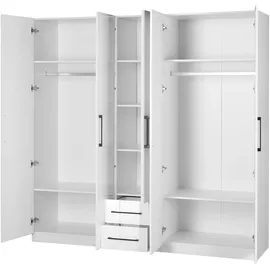 OTTO home Drehtürenschrank Sylt 200 x 200 x 52 cm Weiß
