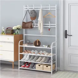 HTI-Living Multifunktionale Garderobe mit Schuhregal platzsparend, modern und praktisch