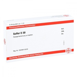 Sulfur D30 Ampullen