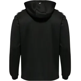 hummel hmlCORE XK Poly Zip Hood Sweat, Black/Black, M