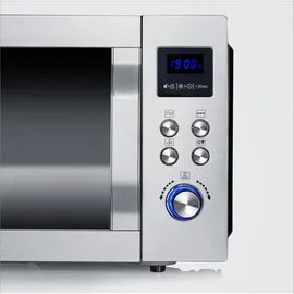 Severin MW 7777 Edelstahl-Matt-Schwarz