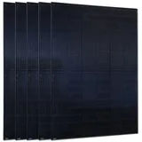 JaSolar 4x 440W JA SOLAR Glas-Glas Solarmodul Bifazial Full Black