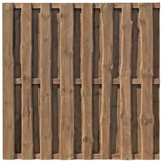 Delta Zaun Bohlenzaun Natura 180 x 180 cm braun