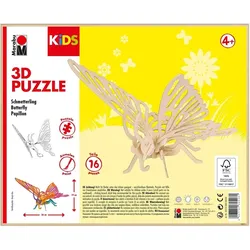 Marabu KiDS 3D Puzzle "Schmetterling", 16 Teile