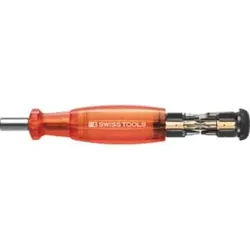 PB Swiss Tools Magazinhalter "Insider“ mit 1/4 Zoll Bits mit Magnet, Klingenlänge: 15 mm