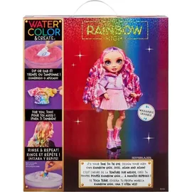 MGA Entertainment Rainbow High WaterColor & Create NEW Theme Dolls- purple eyes