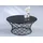 M2 Kollektion Gloria Schwarz Metall 80 x 14 x 35 cm
